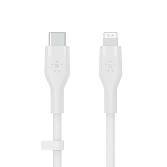 Picture of Belkin Flex Lightning/USB-C 15W 3m, mfi, 15W, white CAA009bt3MWH