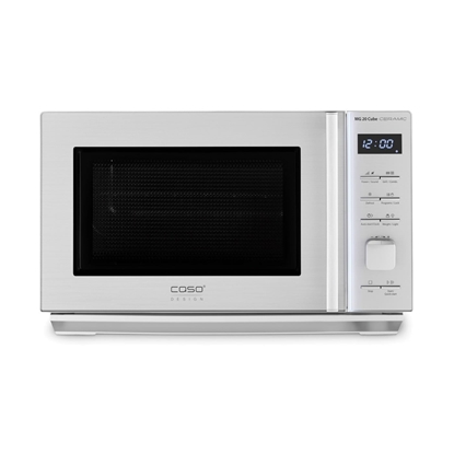 Attēls no Caso | MG 20 Cube | Microwave Oven with Grill | Free standing | L | 800 W | Grill | Silver