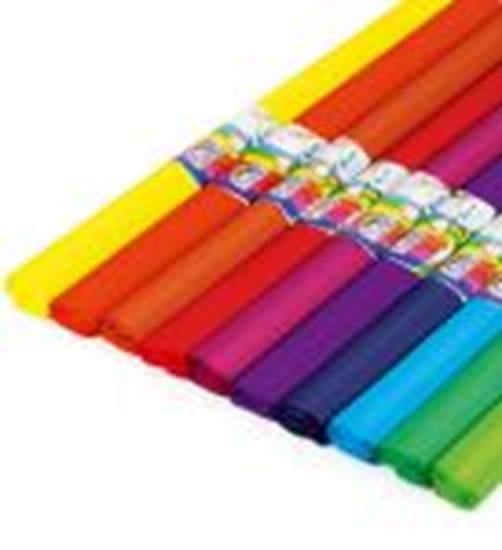 Picture of Kreppapīrs 10 krāsas/10 rul. 50cmx2.0m Fiorello