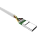 Изображение Silicon Power cable USB-C 1m, white (LK10AC)