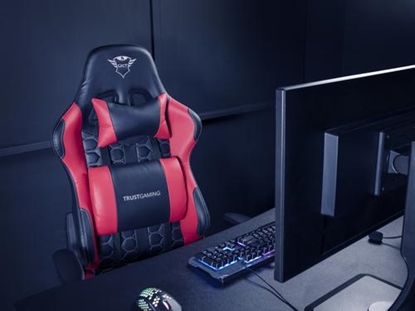 Attēls no Trust GXT 708R Resto Universal gaming chair Black, Red