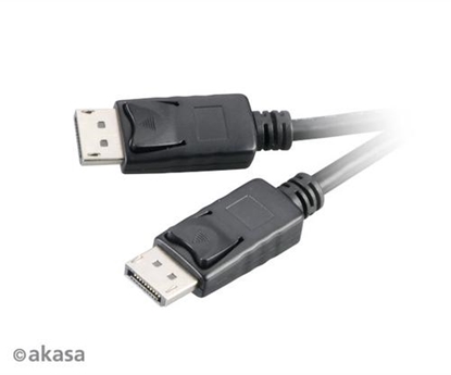 Attēls no Kabel Akasa DisplayPort - DisplayPort 2m czarny (AK-CBDP01-20BK)