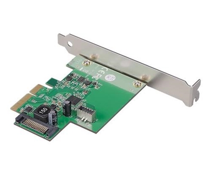 Attēls no Adapter USB Akasa AKASA síťová karta USB 3.2 HOST card, 10Gbps USB 3.2 Gen 2, Interní, 20-pin, PCIe