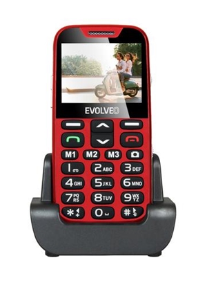 Attēls no Evolveo EasyPhone XD 5.84 cm (2.3") 89 g Red Senior phone