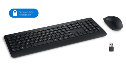 Attēls no Microsoft Wireless Desktop 900 keyboard Mouse included RF Wireless + USB Black