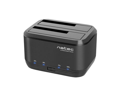 Attēls no NATEC Kangaroo Dual USB 3.2 Gen 1 (3.1 Gen 1) Type-A Black