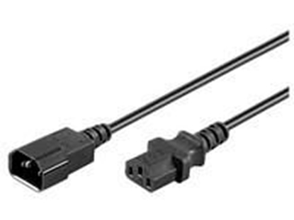 Изображение Kabel zasilający MicroConnect Przedłużający, C13-C14, 0.6m (AK 5029)