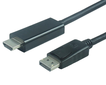 Attēls no Kabel PremiumCord DisplayPort - HDMI 2m czarny (kportadk04-02)