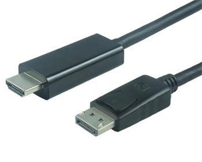 Изображение Kabel PremiumCord DisplayPort - HDMI 1m czarny (kportadk01-01)