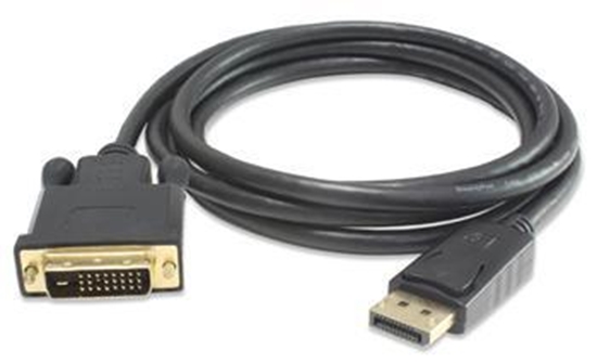 Изображение Kabel PremiumCord DisplayPort - DVI-D 2m czarny (kportadk02-02)