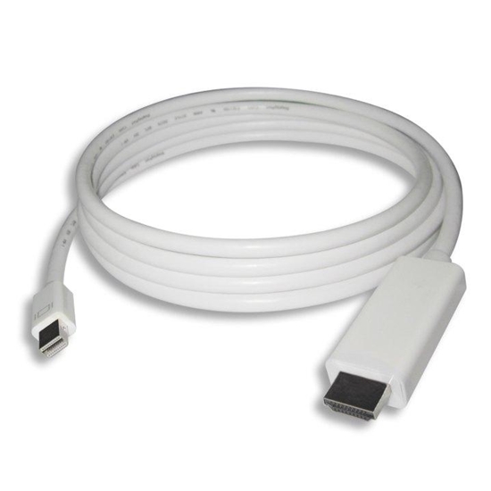 Picture of Kabel PremiumCord DisplayPort Mini - HDMI 2m biały (kportadmk04-02)