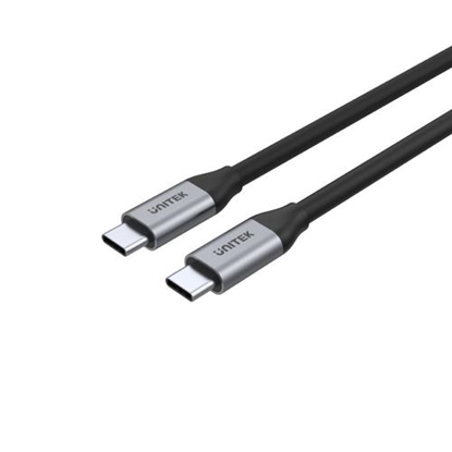 Picture of UNITEK C14082ABK USB cable 1 m USB 3.2 Gen 2 (3.1 Gen 2) USB C Black