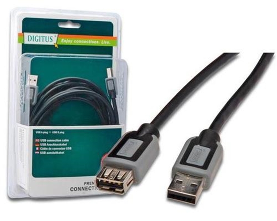 Picture of DIGITUS 3-in-1 Cable USB-A + Lightning + Micro USB + USB-C