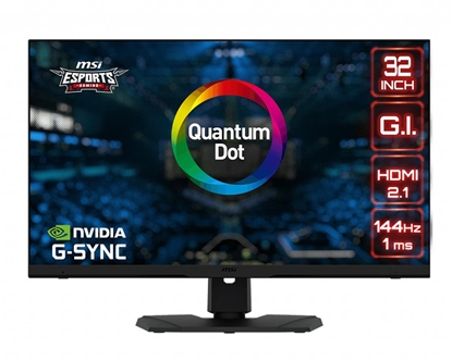 Attēls no MSI Optix MPG321UR-QD computer monitor 81.3 cm (32") 3840 x 2160 pixels 4K Ultra HD LCD Black