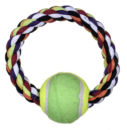 Attēls no TRIXIE 3266 Frisbee with a tennis ball