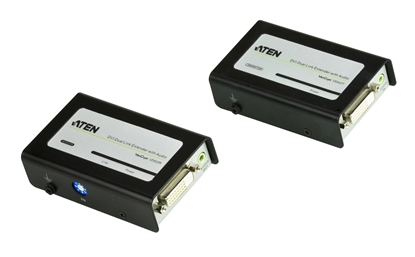 Изображение ATEN VE602 DVI Dual Link/Audio Cat 5 Extender (2560 x 1600@40m)
