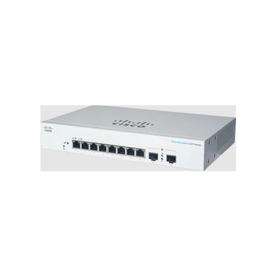 Picture of Cisco CBS220-8T-E-2G Managed L2 Gigabit Ethernet (10/100/1000) 1U White