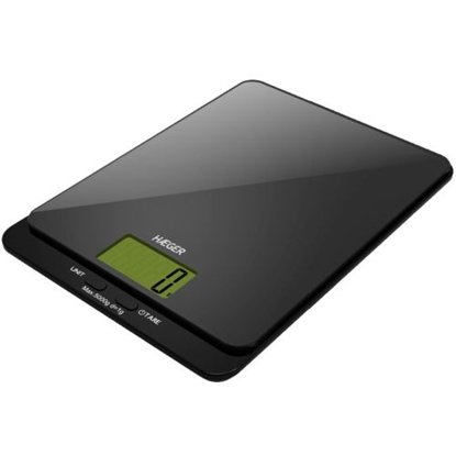 Attēls no Haeger KS-0050.07A Dark Glass Digital kitchen scale