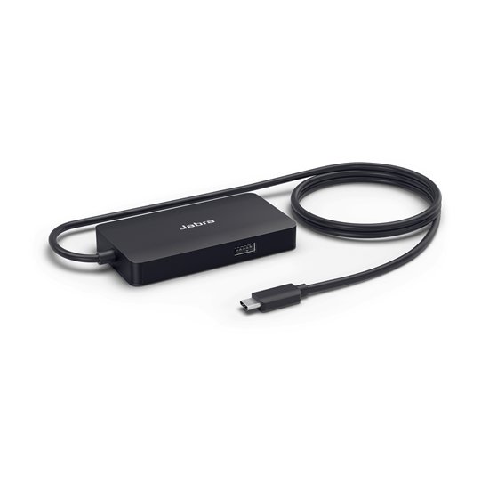 Изображение Jabra 14207-58 interface hub USB 3.2 Gen 1 (3.1 Gen 1) Type-C Black