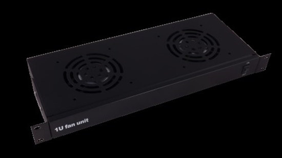 Picture of 1U divu ventilatoru bloks 19" komutācijas skapim/ SR3.1.2