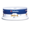 Picture of 1x25 Verbatim DVD-R 4,7GB 16x Speed, matt silver