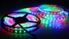 Изображение 5 metri krāsainas RGB, mitrumizturīgas 12V LED Lentas komplekts ar pulti un vadības bloku. 5 metri