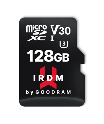 Attēls no Goodram 128GB microSDXC V30 + Adapter