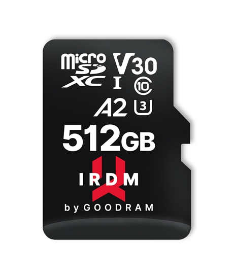 Picture of Goodram IRDM M2AA 512 GB MicroSDXC UHS-I Class 10