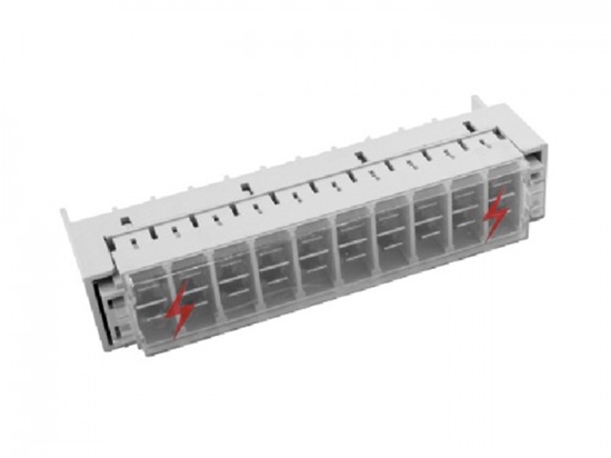 Изображение LSA 10 pāru 3 polu arrester magazine ar putekļu aizsargu