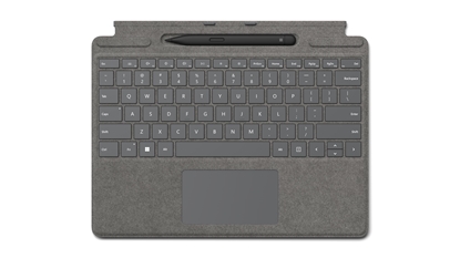 Attēls no Microsoft Surface Pro Signature Keyboard with Slim Pen 2 Platinum Microsoft Cover port QWERTY English