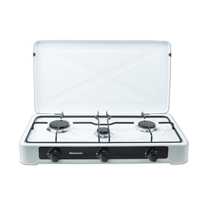 Изображение Countertop Hob Gas Ravanson K-03TB [white; 3 zone(s)]