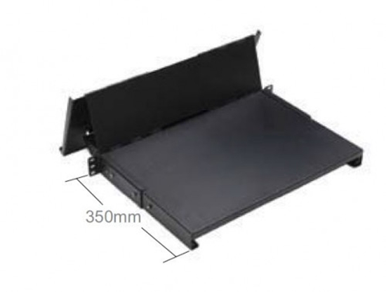 Picture of Salokāms tastatūras plaukts, 300 mm, regulējams, MELNS