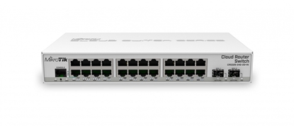 Picture of Switch|MIKROTIK|CRS326-24G-2S+IN|24x10Base-T / 100Base-TX / 1000Base-T|2xSFP+|CRS326-24G-2S+IN