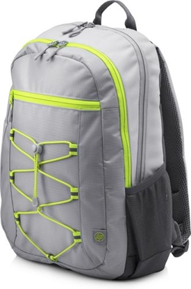 Изображение HP 39.62 cm (15.6") Active Backpack (Grey/Neon Yellow)