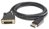 Изображение Kabel PremiumCord DisplayPort - DVI-D 1m czarny (kportadk02-01)