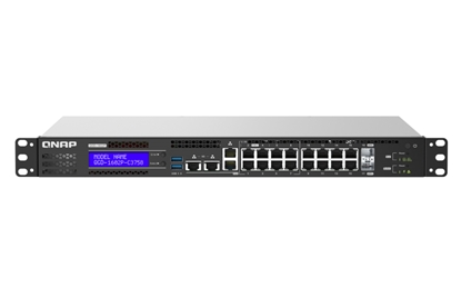 Picture of QNAP QGD-1602P Managed L2 Gigabit Ethernet (10/100/1000) Power over Ethernet (PoE) 1U Black, Grey