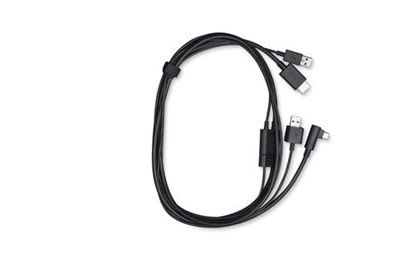 Picture of Kabel USB Wacom USB-A + USB-C - USB-A + HDMI Czarny (ACK44506Z)