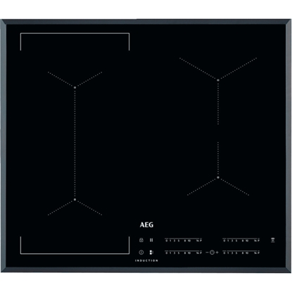 Picture of AEG IKE64441FB Black Built-in Zone induction hob 4 zone(s)