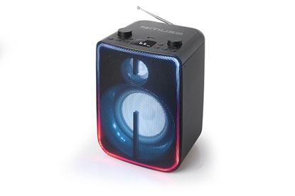Attēls no Muse | Bluetooth Party Box Speaker with Battery | M-1802DJ | 60 W | Bluetooth | Black | Wireless connection