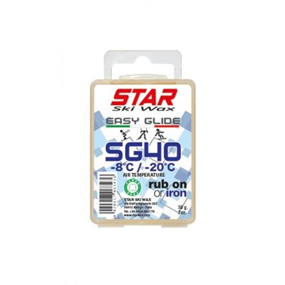 Attēls no STAR SKI WAX SG40 -8/-20°C Easy Glide Wax 50g / -8... -20 °C