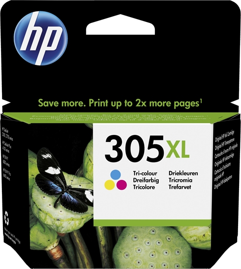 Picture of HP 305XL ink cartridge 1 pc(s) Original High (XL) Yield Cyan, Magenta, Yellow