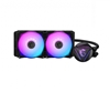 Picture of MSI MAG CORELIQUID 240R V2 Liquid CPU Cooler '240mm Radiator, 2x 120mm ARGB PWM Fan, ARGB lighting, Center Supported, Compatible with Intel and AMD Platforms, Latest LGA 1700 ready'