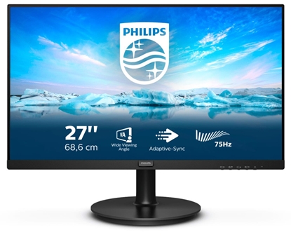 Изображение Philips V Line 272V8LA/00 computer monitor 68.6 cm (27") 1920 x 1080 pixels Full HD LED Black