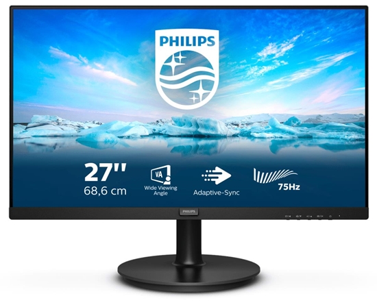 Изображение Philips V Line 272V8LA/00 computer monitor 68.6 cm (27") 1920 x 1080 pixels Full HD LED Black