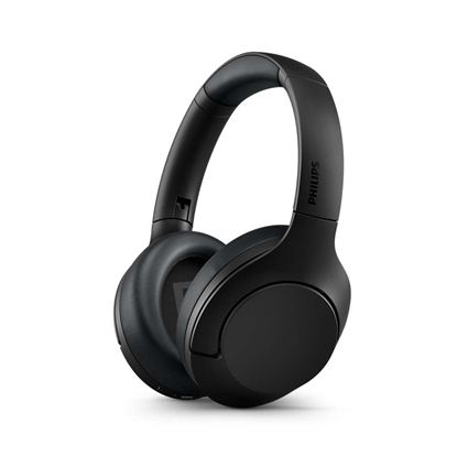 Attēls no Philips Wireless headphones TAH8506BK/00, Noise Cancelling Pro, Up to 60 hours of play time, Touch control, Bluetooth multipoint, Black