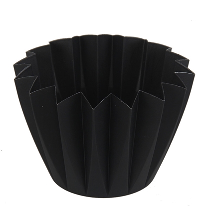 Attēls no Puķu pods Adonis 11cm melns