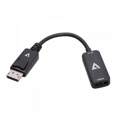 Picture of V7 V7DPHDMIACTV video cable adapter DisplayPort HDMI Black