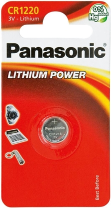 Picture of Panasonic battery CR1220/1B