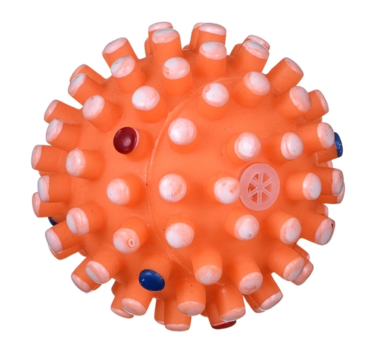 Изображение TRIXIE 3428 vinyl ball with thick spike 6 cm