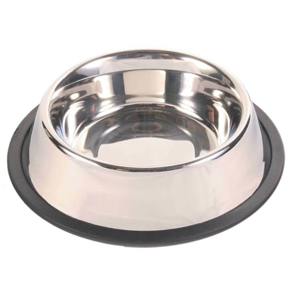 Picture of TRIXIE Metal bowl with pad 0.45 l/14 cm 24851